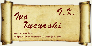 Ivo Kucurski vizit kartica